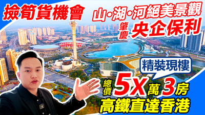 肇慶央企保利總價5x萬3房
